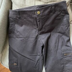 Athleta pants, cargo pockets brown/gray size 4